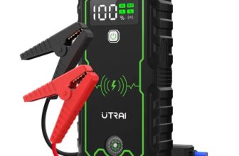 Gshopper – UTRAI Car Jump Starter 2500A Car Battery Starters 22000mAh Portable Power Bank 10W Wireless Charging Propulsion Booster For Car