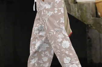 JustFashion – Women Floral Long Pants Casual Spring/Fall Trousers