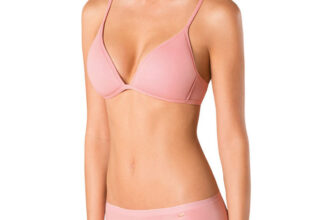 Metro brazil – Brazilian Loba Classic Triangle Cotton Bra by Lupo – XL – 46 BLACK
