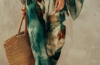 Stylewe – Vacation Random Print Printing Straight Pants