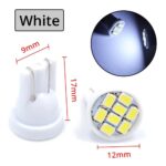 joom – 10X T10 1206 8Led Автомобильный светодиодный внутренний свет 194 168 192 W5W 3020 Автоматическое клиновое освещение DC 12 В Лампа номерного знака ParkingTail Light белый