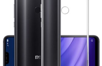 GeekMall – Cover posteriore in silicone TPU per Xiaomi Mi8 Lite – Trasparente