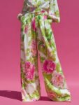 Stylewe – Urban Floral Pockets Wide Leg Pants No Belt