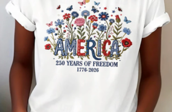 JustFashion – Women Floral Short Sleeve Tee T-shirt Crew Neck Printing Casual Graphic Tee Summer Top