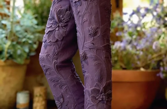 Noracora – Women Floral Long Pants Casual Spring/Fall Trousers