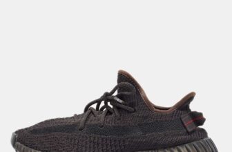 The luxury closet – Yeezy x Adidas Black Knit Fabric Boost 350 V2 Sneakers Size 40 2/3