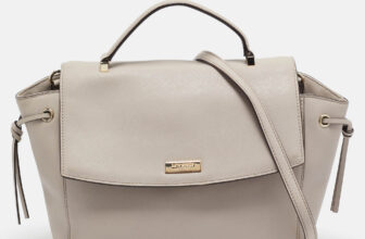 The luxury closet – Kate Spade Light Beige Leather Way Lilah Top Handle Bag