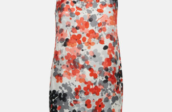 The luxury closet – RED Valentino Multicolor Floral Print Bow Detail Mini Dress S