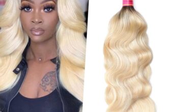 Nadula – Nadula Hair Body Wave Ombre Hair 1 Bundle 2 Tone Color Human Hair Extensions