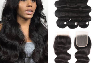 Nadula – Nadula Swiss Pre Pluck Lace Closure With Body Wave Virgin Hair Weave 3 Bundles Soft Unprocessed Virgin Human Hair