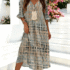 JustFashion – Women Floral V Neck Half Sleeve Shirt Casual Daily Summer Top