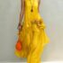 Noracora – Women Tie Dye Summer Dress V Neck Half Sleeve H-Line Dress